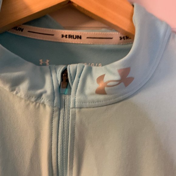 Under Armour Run Gear, Half Zip-Up Pullover Long Sleeve Top, Women Size L - Picture 4 of 8